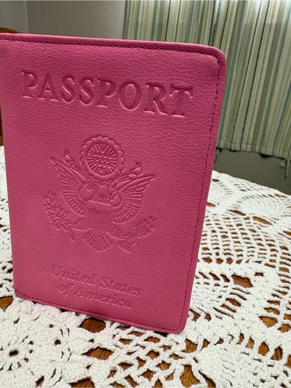 Women's Pink Passport Holder Cover - Napawalli